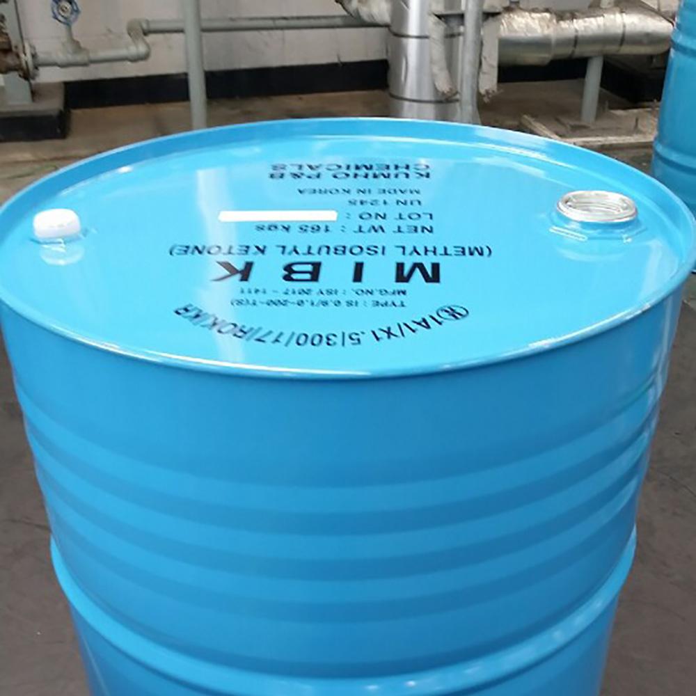 Colorless, transparent and combustible liquid with an unique smell MIBK (made in Korea)