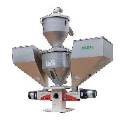 Magic color mixer feeder stainless rational structure design for simple change of colors and easy