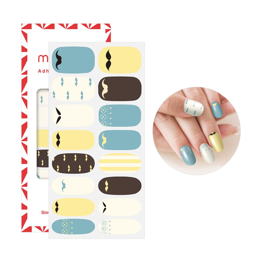 Mango10 Adhesive Nail Polish Stickers Art Design