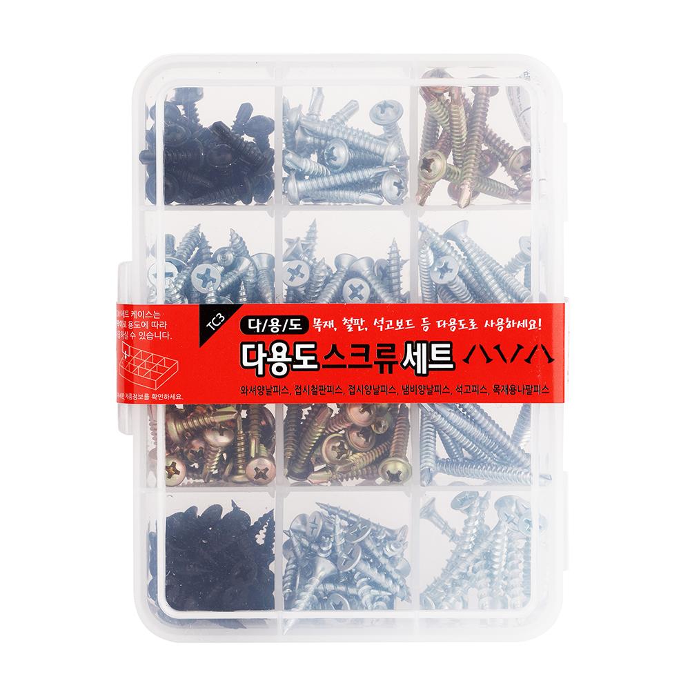 MYTOW Multipurpose Screw Set -10 x 15 x 4 cm 270 Screws Each per 1 set