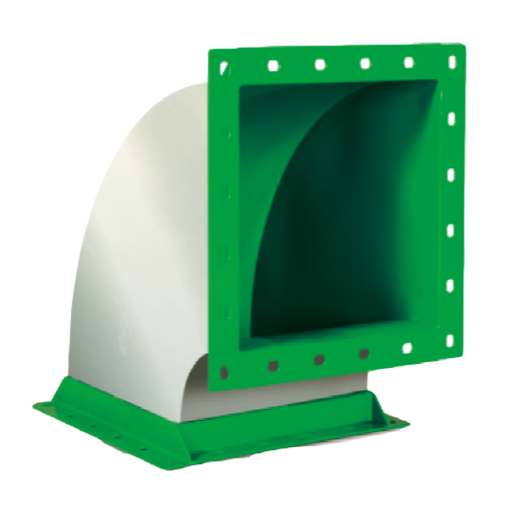 ISO9001 FM Approved Coated / Coating Duct, Chemical Resistant Pipe & Fittings and Parts, Connectors,