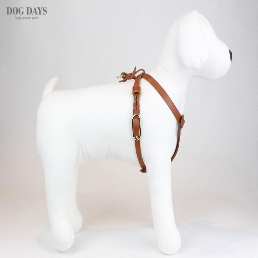 Twist leather harness T type