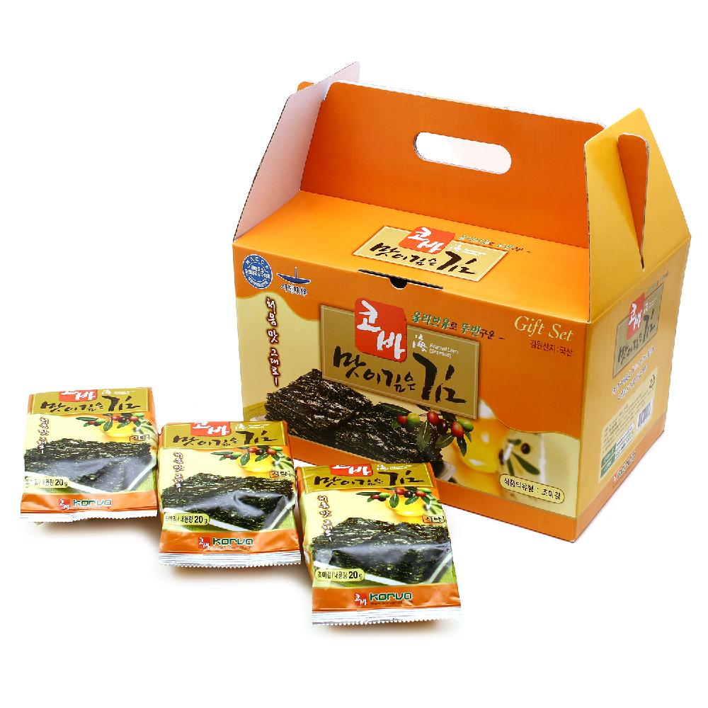 korva Roasted Seasoned Laver (Olive-oil Grilled)