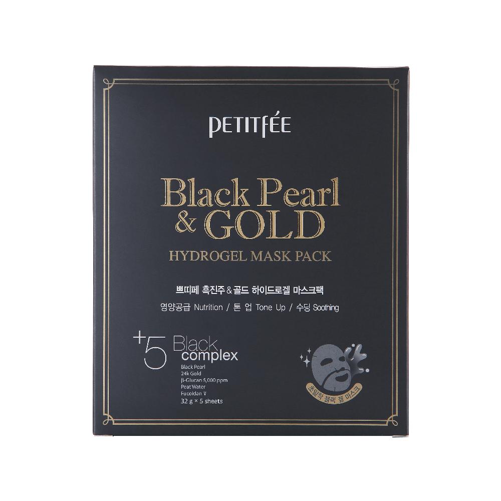 PETITFEE Black Pearl & GOLD Hydrogel Mask Pack