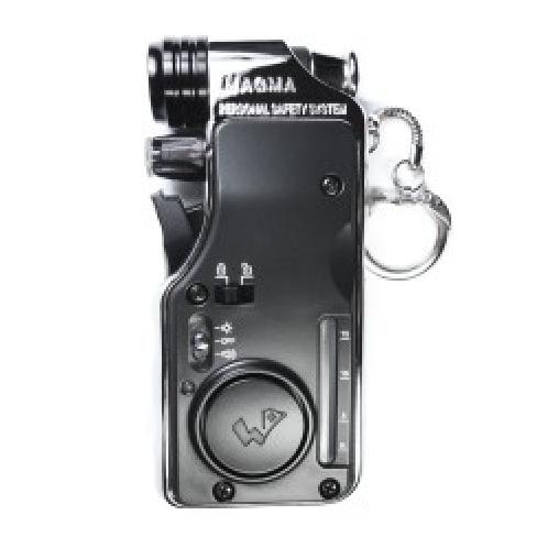 WORLDHUMANTEC MAGMA Multi-fucntional Portable Self-defense Security Pepper Spray with Light and Alar