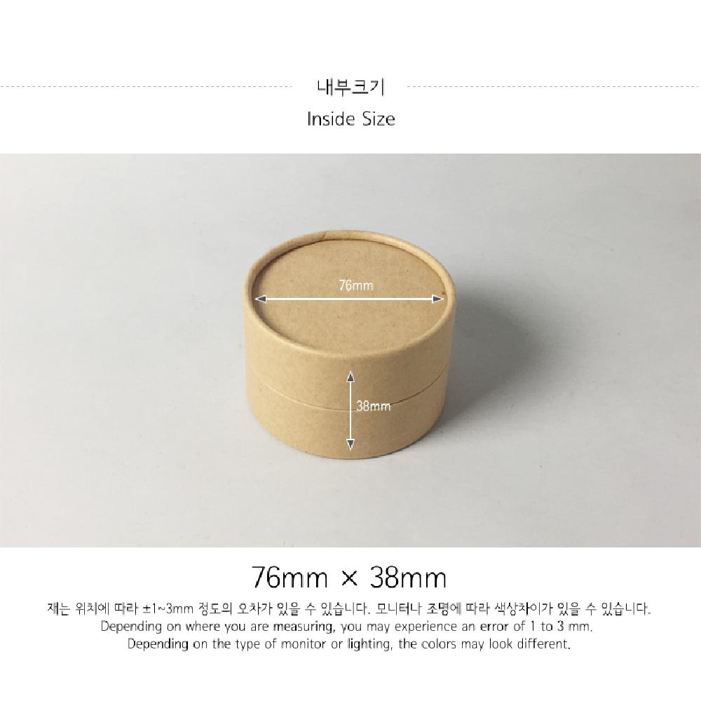 Soap Paper tube (Kraft)_Soap Cosmetic Accessory Packing Box Cylinder Gift Box Wrapping Supplies