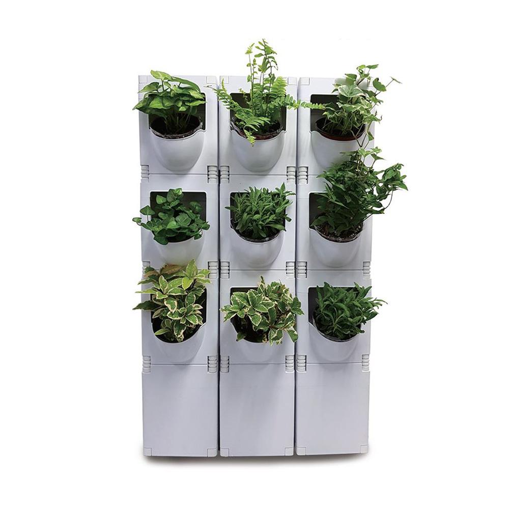 Any direction and space regardless of the quantity and space Connection Plant Pot Holder
