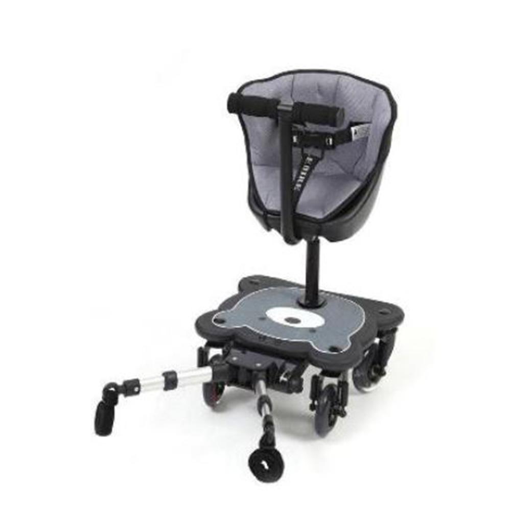 KIDS-SLEDS 4 WHEEL designed to provide a unique experience for parents and children (Black)