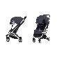 detail image2 Comfortable SESTO LITE T with 3.5 large full canopy and one touch folding system (Grey, Navy)