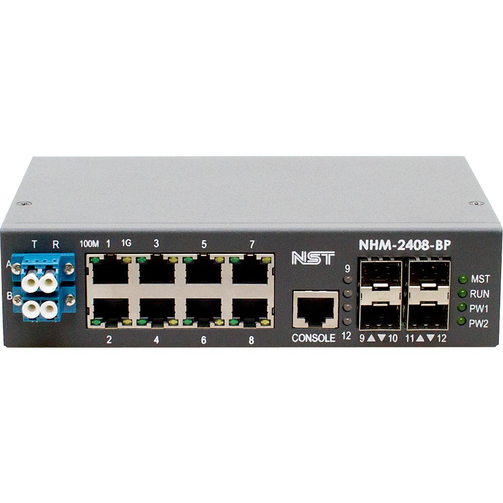 NHM-2408BP designed for use in harsh environments and to build reliable and secure network