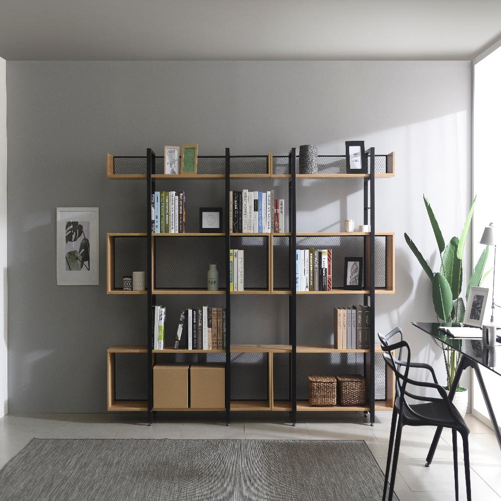 Plank S30 mesh square bookshelf