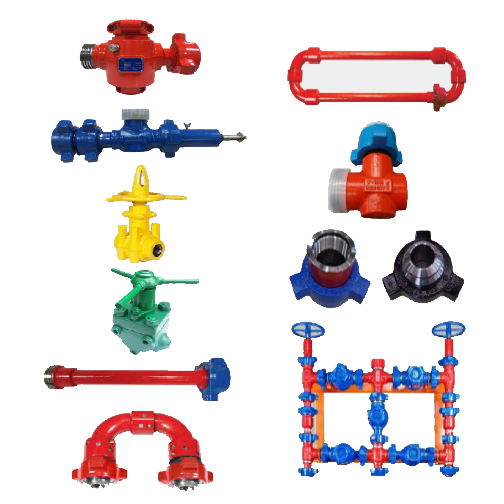PLUG VALVE,SWIVEL JOINT,PUP JOINT,CHOKE VALVE,MANIFOLD