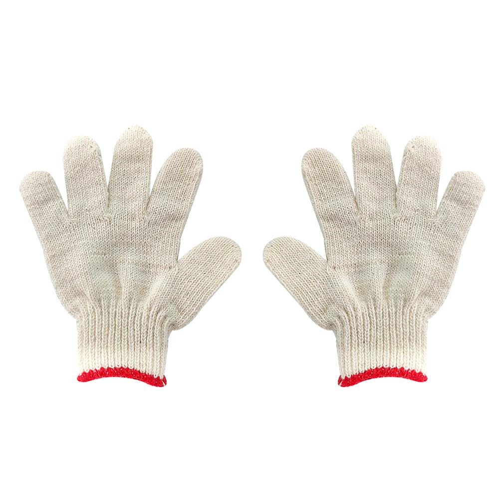 FREE PLAY KIDS WORK GLOVES (white, red, greend  colors)
