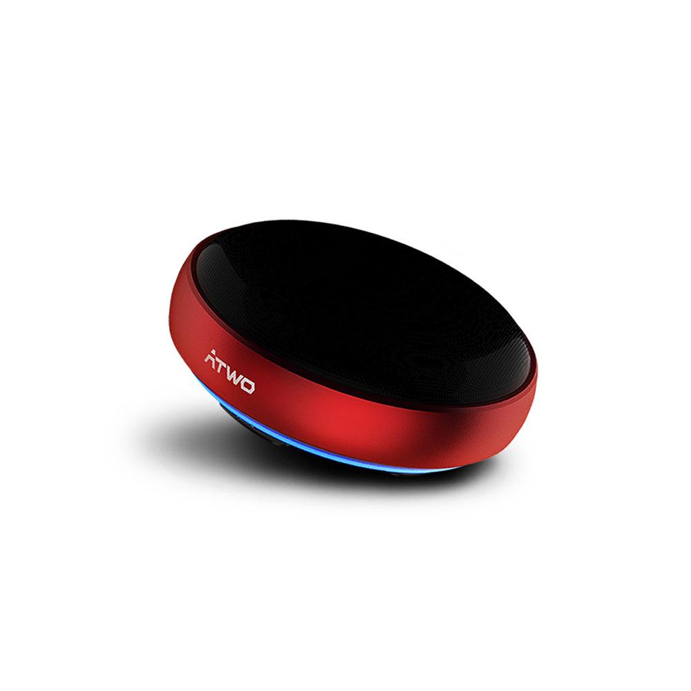 LED Bluetooth Speaker ATWO AT9 - Burgundy Red