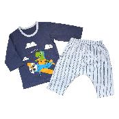 Airplane; 21SS kids 3/4 sleeves slab