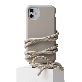 full image [ARNO M] Oatmeal Cream - Detachable Crossbody Cell Phone Case
