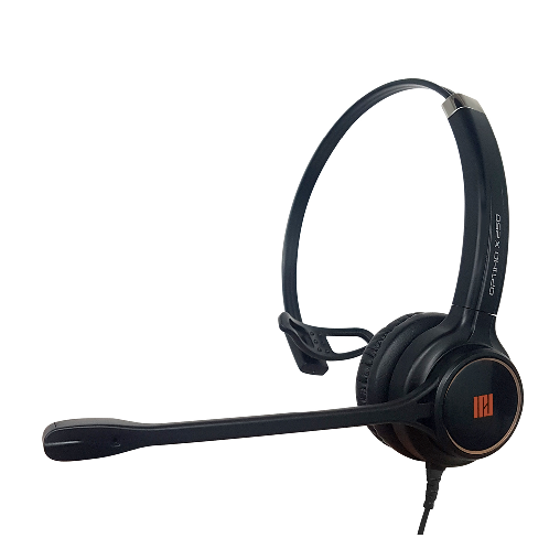 IPD IPH-250 Optimo-X Single Ear Noise cancelling Call center/Office Headset with U10P bottom cable w | Call center Headset, Corded headset, headset for landline phone, Business Headset for desk phone,office headset,avaya,cisco, Hands free headset,