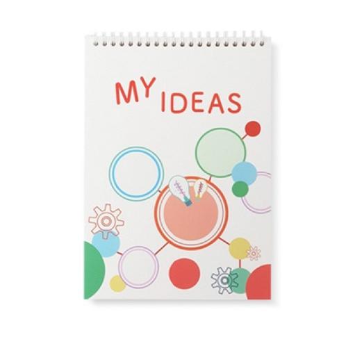 Endless Kids Binder My My Spring Note MY IDEAS B5 Plain Note Pad 40Pages, 5Packs