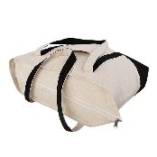 High Quality Red Shopping Shoulder Bag Organic Canvas Grocery Tote Bag With Zipper Pocket