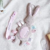 Portable mini sensory comfort "rabbit doll" - a regular opp packaged product( Bell sound)