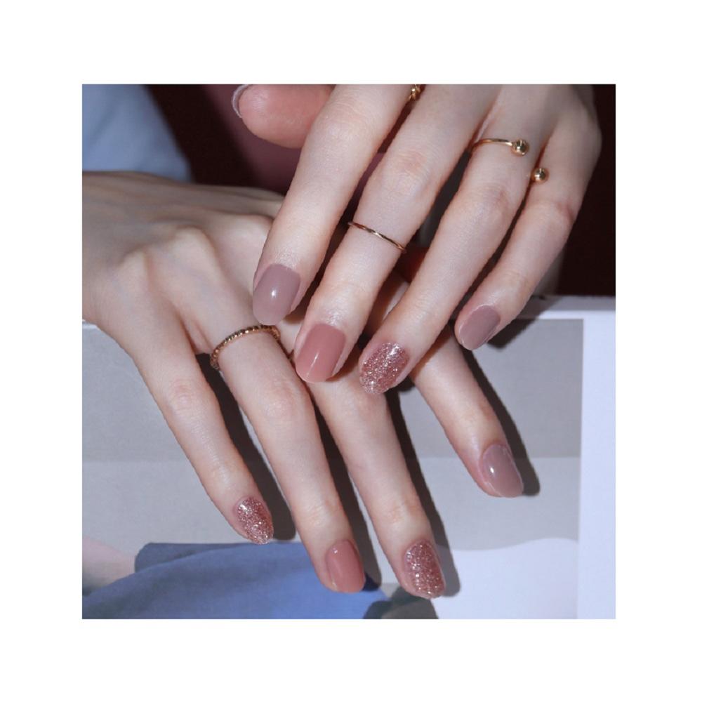 Semi-curing Gel Nail Sticker - Modern Time