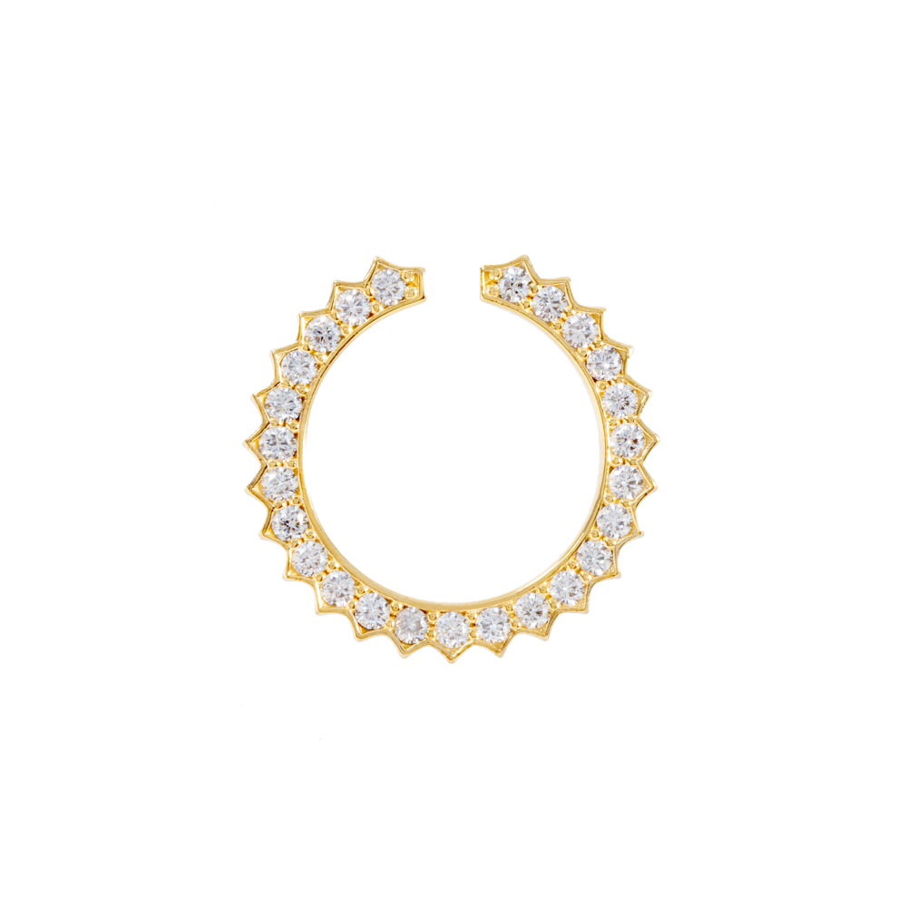 Solar Circle White Ring ( S925 )