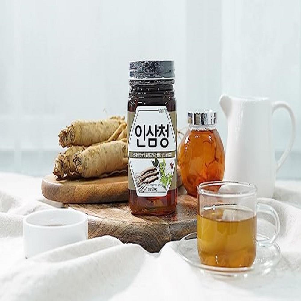 Healing N Farm Honey Preserved Ginseng Tea, Syrup, Hot and Ice Healthy Tea (sugar free), Korean Styl