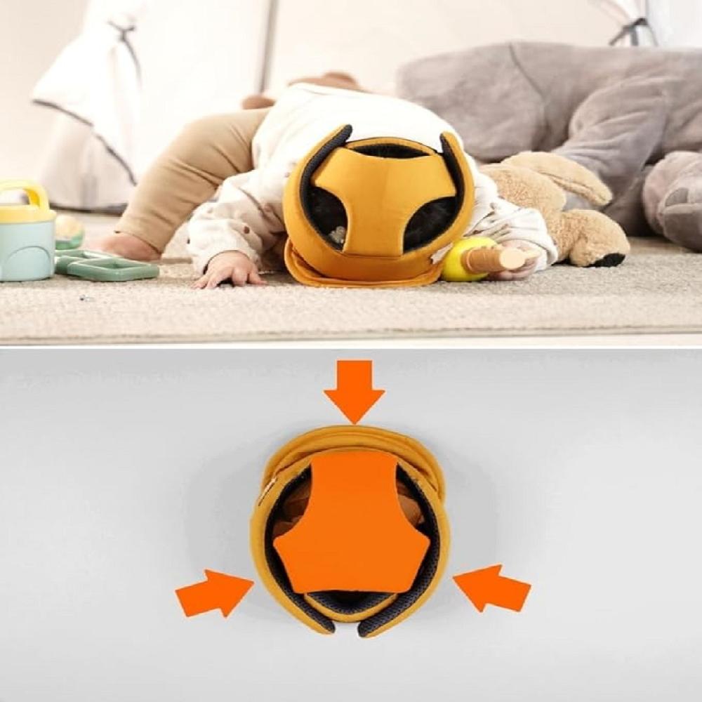 COMMU Baby Helmet for Crawling Walking Baby Head Protector(Milky Pink) - Toddler, Infant Baby Safety