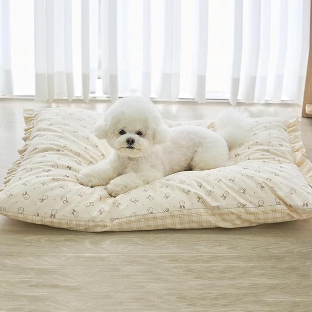 MOONGMING Pet Cushion for Summer/All Seasons, Safe Material, Comfortable Cushion for Dogs Puppies Ca
