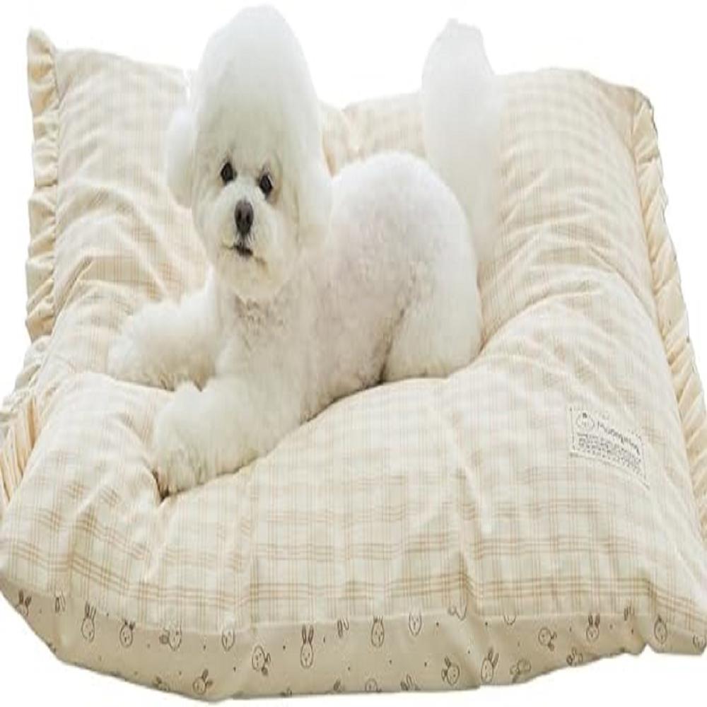 MOONGMING Pet Cushion for Summer/All Seasons, Safe Material, Comfortable Cushion for Dogs Puppies Ca
