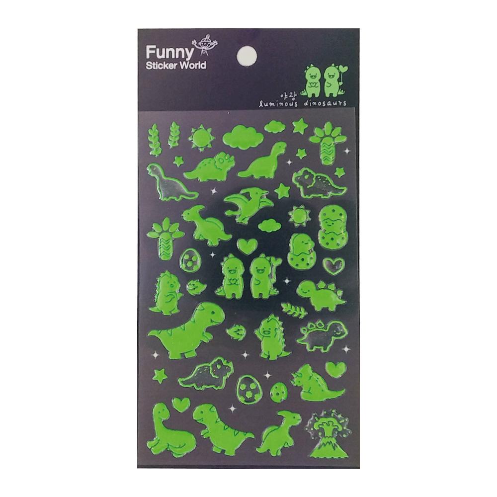 69-04 Glow in dark sticker