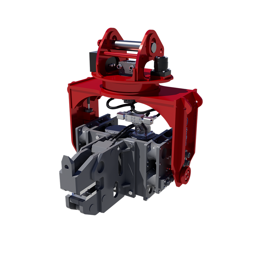 Sterling excavator mounted pile drivers