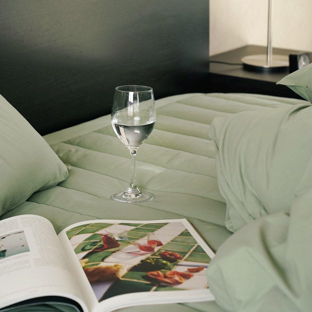 Around 60s Cotton Duvet Cover - White