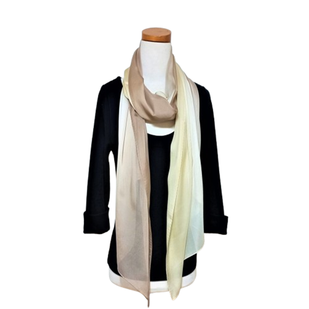 Ombre   bage   silk   scarf