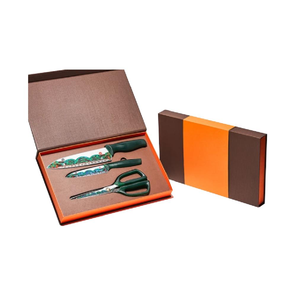 TWTP Korean Traditional Designed Kitchen Knife SET(1 Knife+1 FruitKnife+1 Scissor)_TaePyeong Design