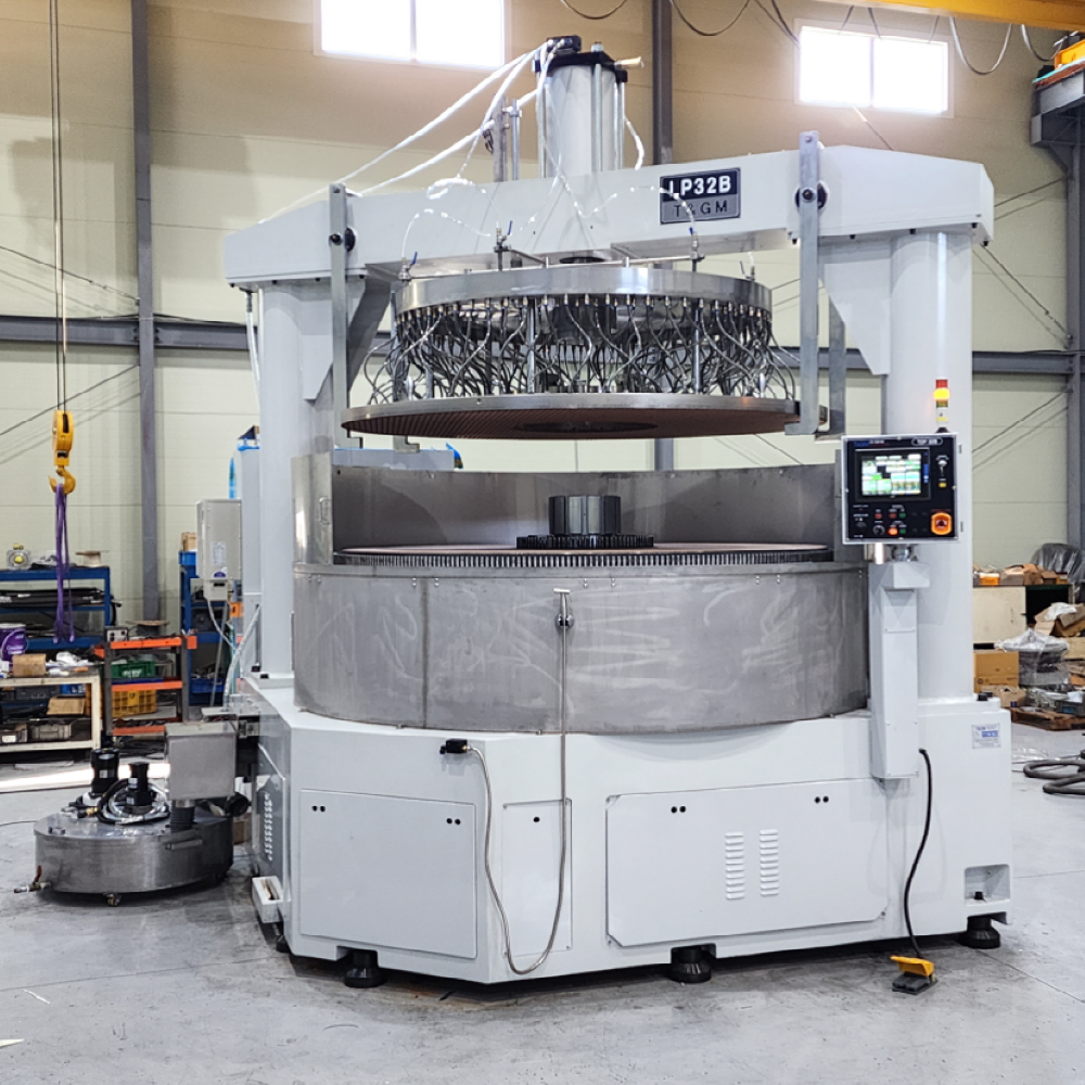 Double side lapping polishing machine