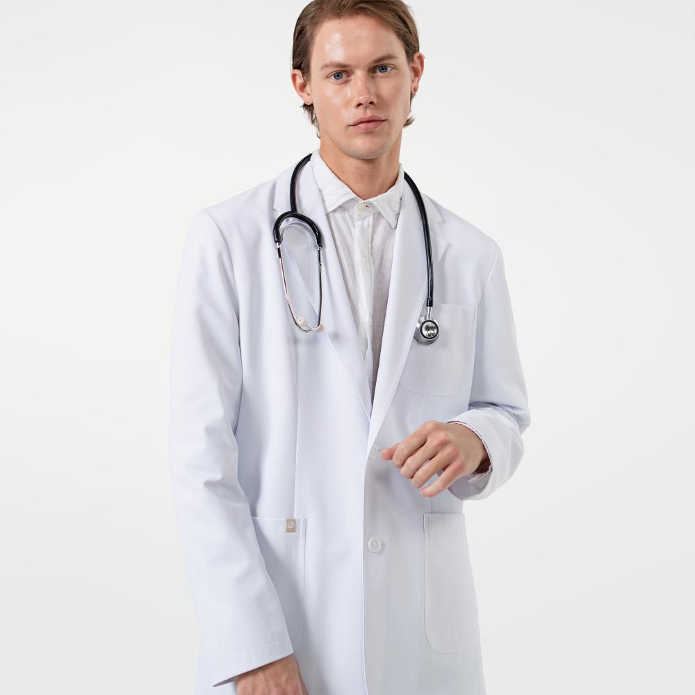 Men's-Short-Lab-Coat-LCM-01